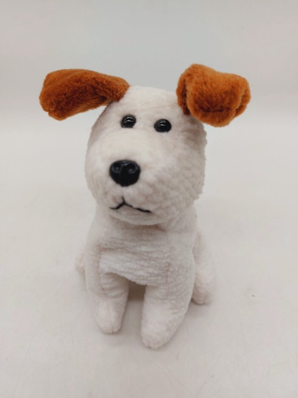Avon Full O' Beans Scout the Terrier White Size 5" Stuffed Toy 1999